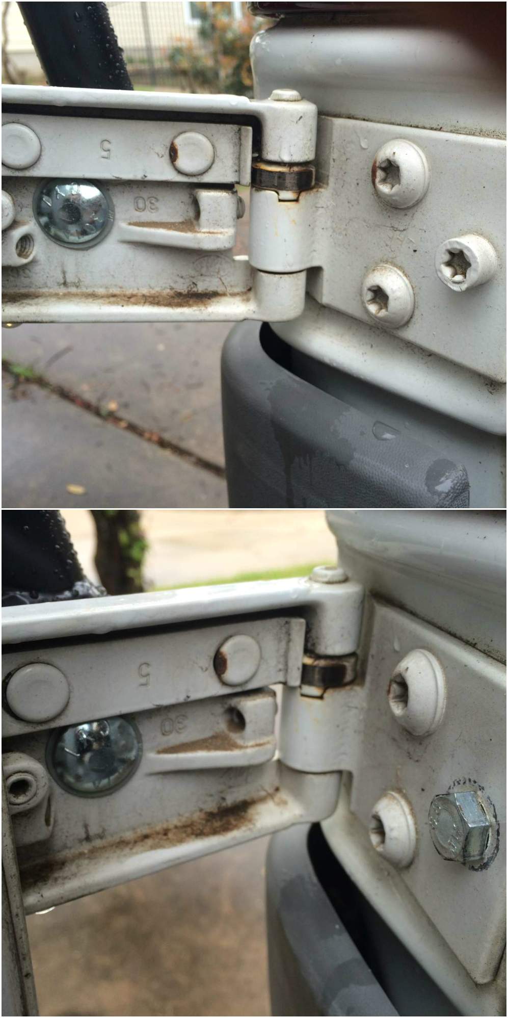 Rear door mounted Spare Tire Carrier Sprinter Camper